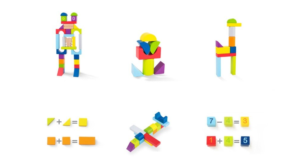Детский развивающий конструктор Xiaomi Mi Rabbit Hape 70 Puzzle