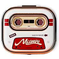Беспроводные наушники Rock Retro Style TWS Earphone Retro Mix Tape — фото