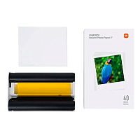 Фотобумага самоклеющаяся Xiaomi Instant Photo Paper 3 inches (40 листов + 1 лента) — фото