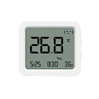 Датчик температуры и влажности Xiaomi Smart Temperature and Humidity Monitor 3 (Белый) — фото