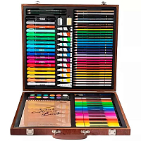 Набор для рисования DELI Painting Set Wooden Box — фото