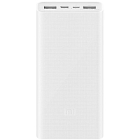 Внешний аккумулятор Xiaomi Power Bank 3 20000 mAh (PLM18ZM) (Белый) — фото