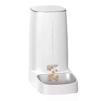 Умная кормушка для животных Rojeco 4L Automatic Pet Feeder Wi-Fi Version Single Bowl (Белый) — фото