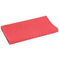 Силиконовый чехол Xiaomi Silicone Protector Sleeve для аккумулятора Mi Power Bank 2i 10000 Розовый — фото