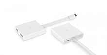 Многопортовый адаптер Xiaomi Type-C to USB-A+USB-C+HDMI converter — фото