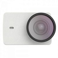 Защитный кожаный кейс для экшн камеры Xiaomi Yi 4K белый (Оригинальный) — фото