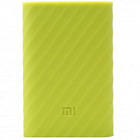 Силиконовый чехол Xiaomi Silicone Protector Sleeve для аккумулятора Mi Power Bank 10000 Зеленый — фото
