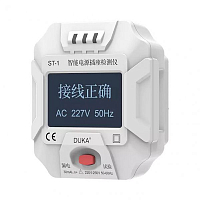 Умный тестер розеток Duka Smart Power Socket Detector ST-1 (Белый) — фото